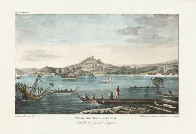 Pl. 35  - Vue de Hounkiar-Iskelesi, Echelle du Grand-Seigneur