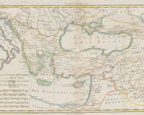 1780 Bonne - Atlas de Toutes Les Parties Connues du Globe Terrestre - La Turquie d'Europe et celle d'Asie